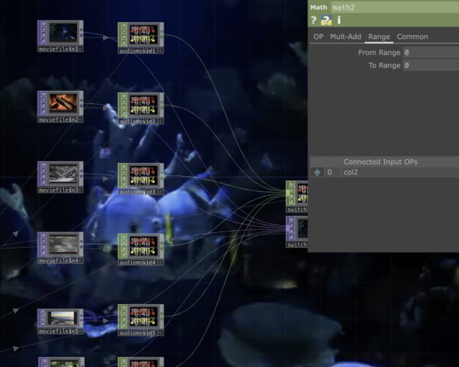 Setting up the volume knob range. 