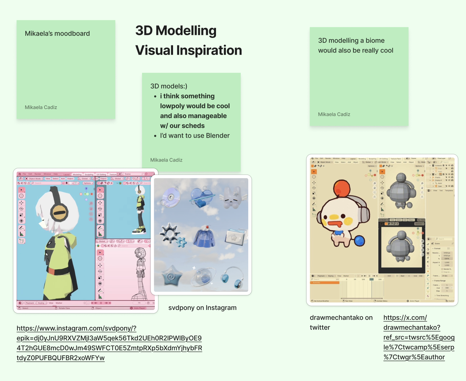 Low-poly visual modelling direction.